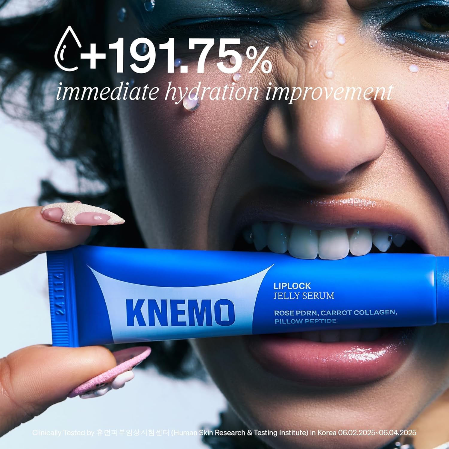 KNEMO LipLock Jelly Serum for Dry Lips, Long-Lasting, Hydrating, Plumping, Glossy Mask with Rose PDRN, Carrot Collagen, Pillow Peptide, Moisturizing Tinted Lip Balm. (Crystal Clear) KNEMO Au supplements
