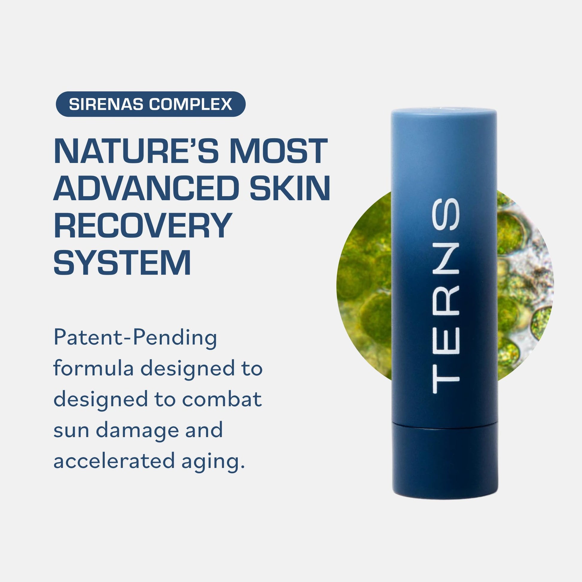 TERNS Everyday Lip Balm | Hyaluronic Acid + Baobab & Meadowfoam Oils, Algae-Powered Sirenas Complex OS, Refreshing Mint, Non-Sticky Cushion Glide, Cruelty-Free TERNS Au supplements