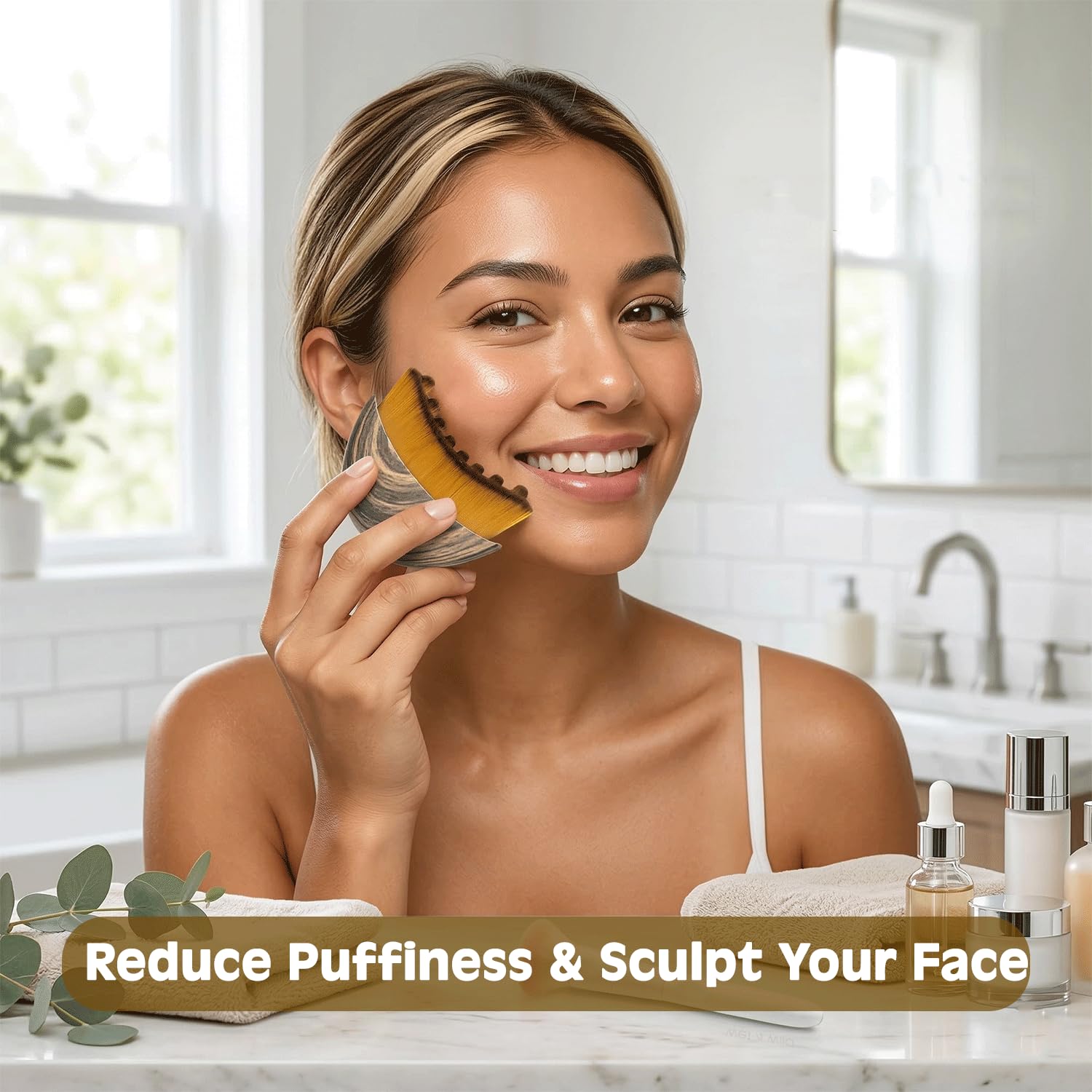 2 pcs Lymphatic Contour Face Brush with Cosmetic Mask Brush, Lymphatic Drainage Massager for Sculpting & Puffiness Reduction, Soft Bristle Face Contour Lymphatic for Skin Precisely and Relieve Fatigue LE SACHI COLLECTIVE buy supplements Au