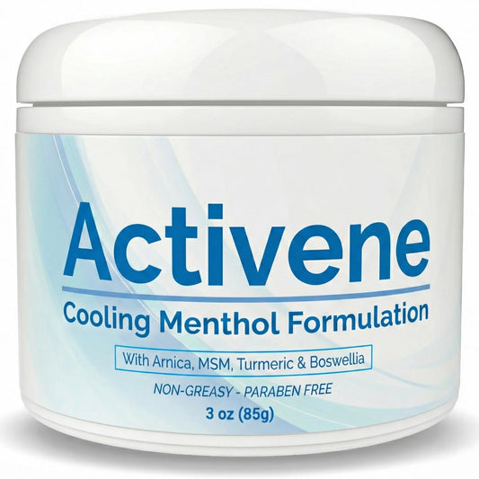 Activene Pain Relief Cream - Anti Inflammatory formulation with Powerful Arnica, Menthol & MSM for Joints, Tendons & Muscles. Chosen by Sufferers of Arthritis, Knee, Shoulder, Neck, Back & Other Pains ActiveneAU supplements