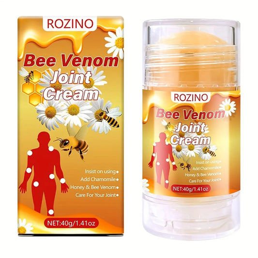 Bee Venom Joint Cream – Advanced Joint Support Cream with Honey & Chamomile, Soothing Formula for Aches & Stiffness in Knees, Hands, Back, Natural Relief Cream for Daily Joint Care (Bee venom) GenericAU supplements