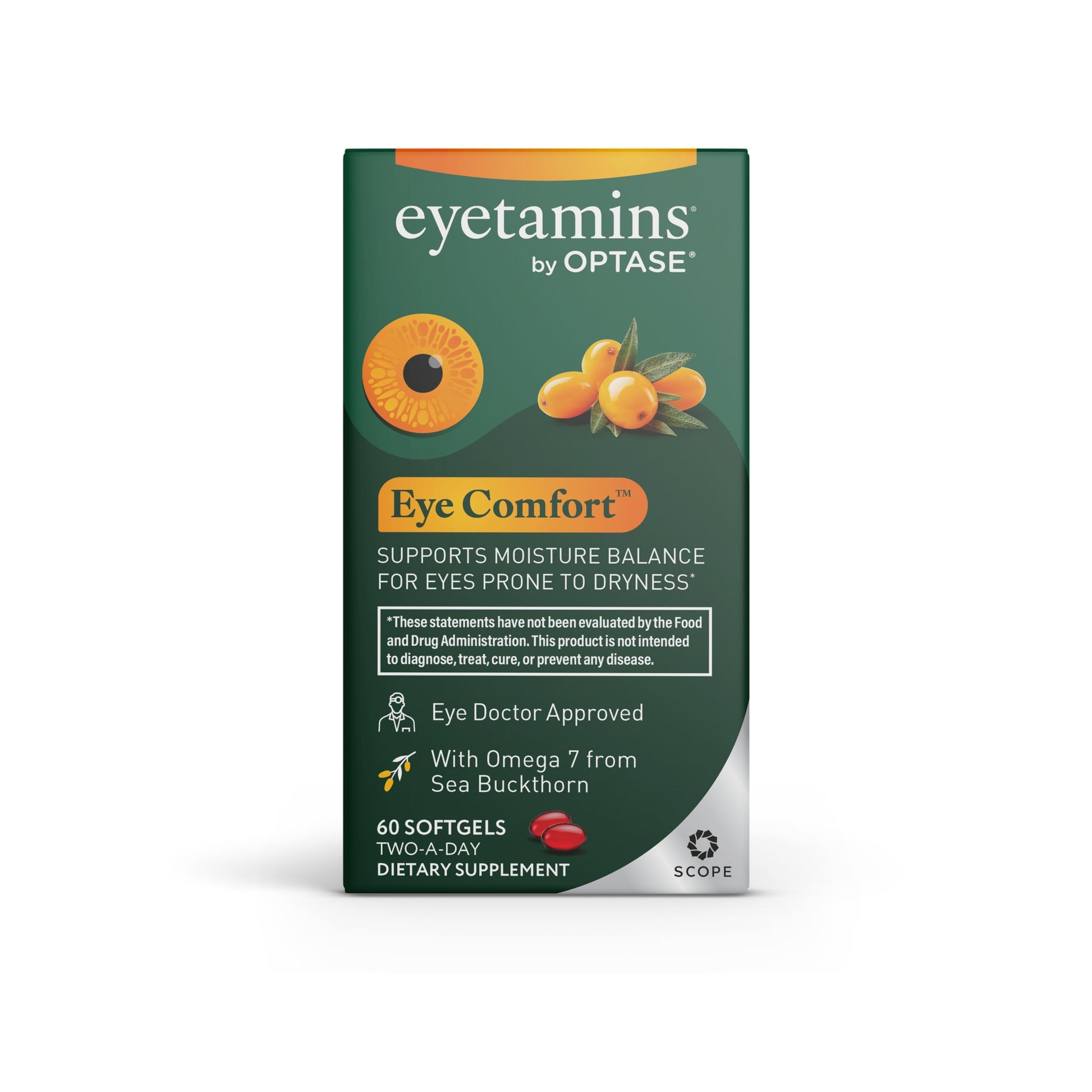 eyetamins® by OPTASE® Eye Comfort™ - 60 Softgels - Eye Doctor Recommended - an Omega-Based Eye Supplement formulated to Support Moisture Balance and Eye Comfort from Within. Plant Based Soft gels. eyetamins Au supplements