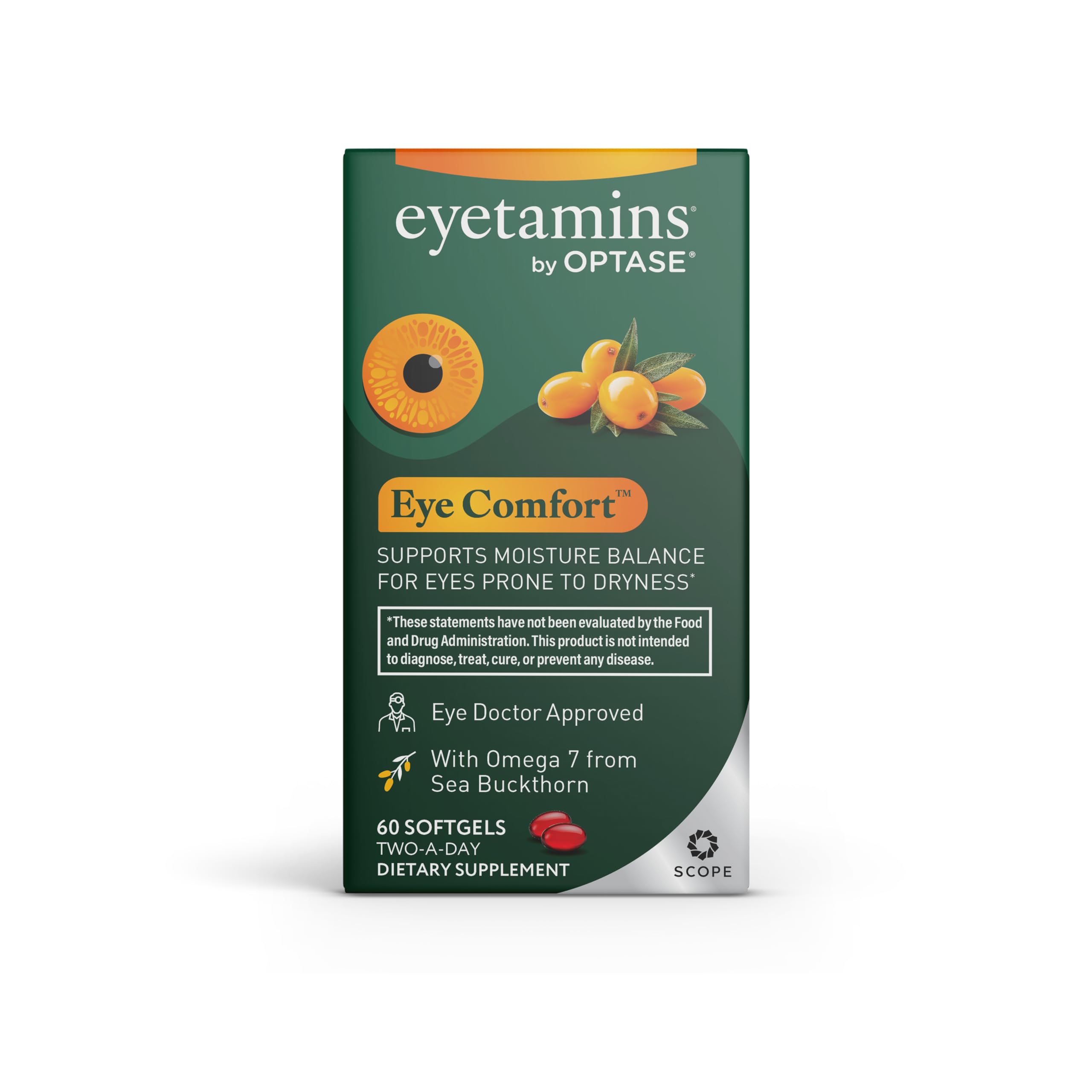eyetamins® by OPTASE® Eye Comfort™ - 60 Softgels - Eye Doctor Recommended - an Omega-Based Eye Supplement formulated to Support Moisture Balance and Eye Comfort from Within. Plant Based Soft gels. eyetamins Au supplements
