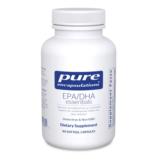 Pure Encapsulations EPA/DHA Essentials - Fish Oil Concentrate Supplement to Support Cardiovascular Health - Premium EPA & DHA Supplement Pure EncapsulationsUS supplements