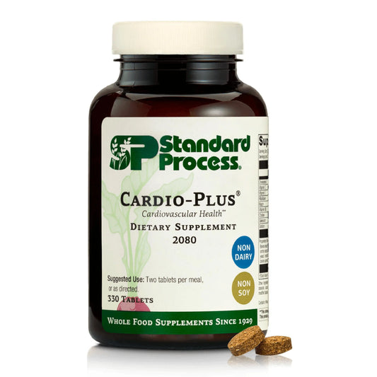 Standard Process Inc. Cardio-Plus - Antioxidant Support - Heart Health, Circulation & Blood Flow Supplement with Vitamin B6, Niacin & Riboflavin - Energy Metabolism Supplement - 330 Tablets Standard Process Inc.AU supplements