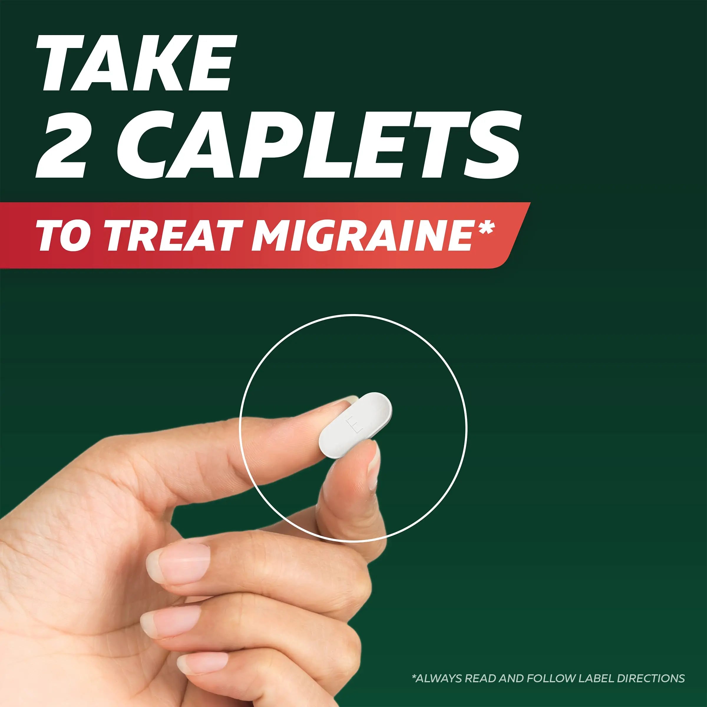 Excedrin Migraine Relief Caplets for Migraine Symptoms, Acetaminophen 250mg, Aspirin 250mg, Caffeine 65mg, Pain Reliever, 24 Count Excedrin Au supplements