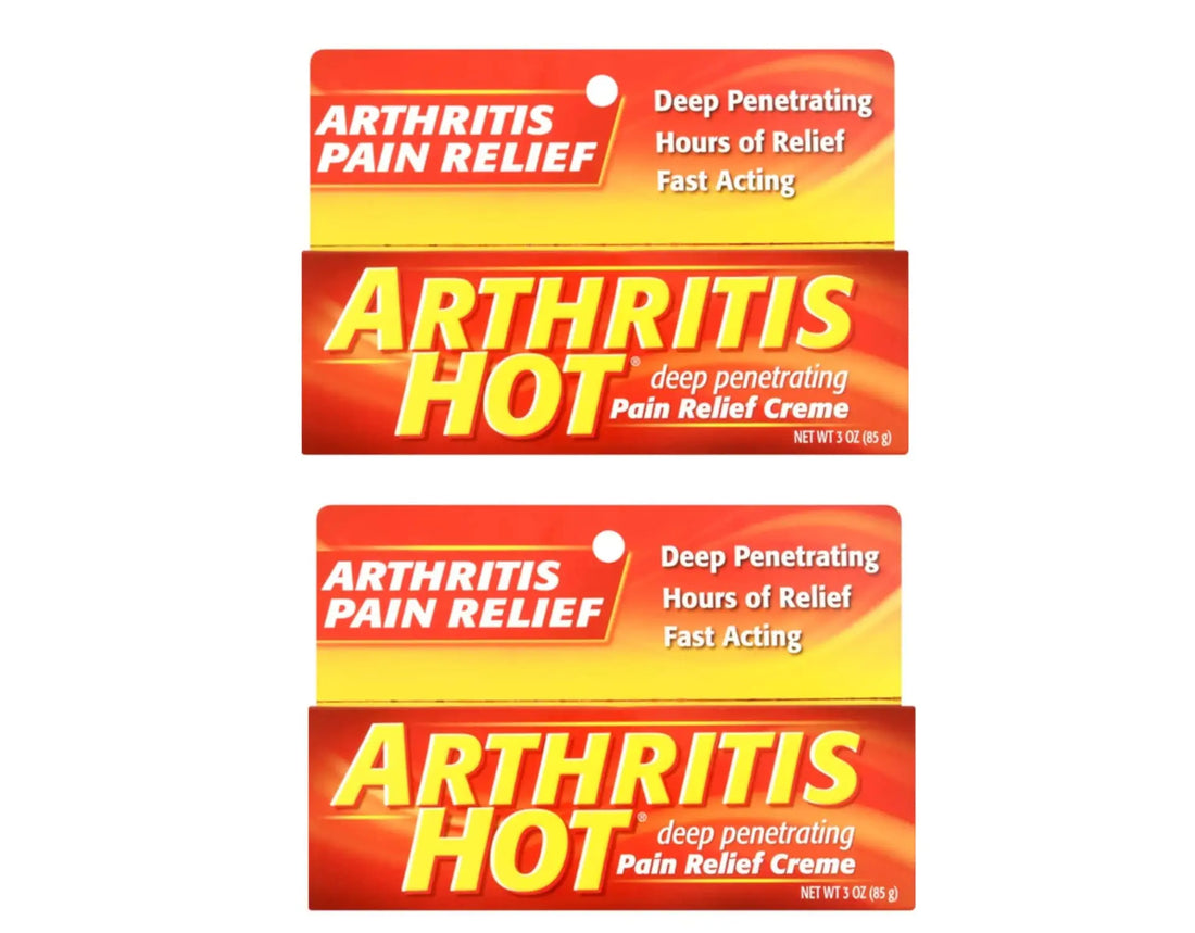 Arthritis Hot Pain Relief Creme 3 oz (Pack of 2) Chattem uk supplements