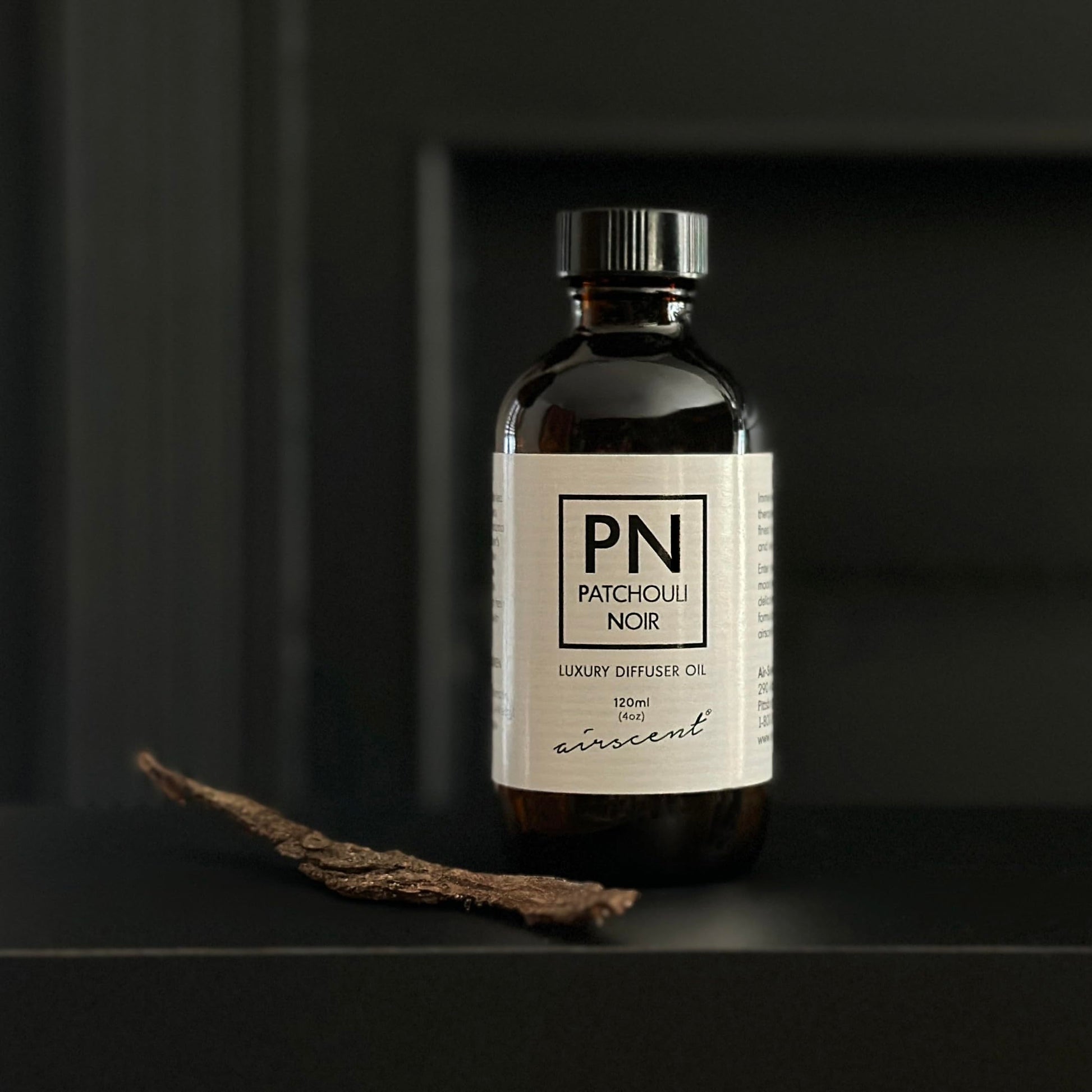 Patchouli Noir Diﬀuser Oil - Air-Scent Aroma and Essential Oil Blend - 120 Milliliter (4 ﬂ oz) Bottle Air-Scent Au supplements