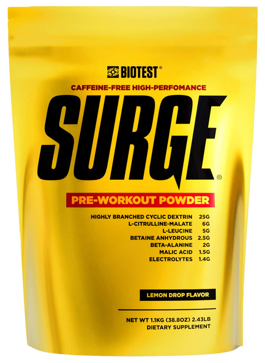 Biotest Surge Workout Nutrition - 25 g Highly Branched Cyclic Dextrin, 6.5 g Citrulline BiotestAU supplements