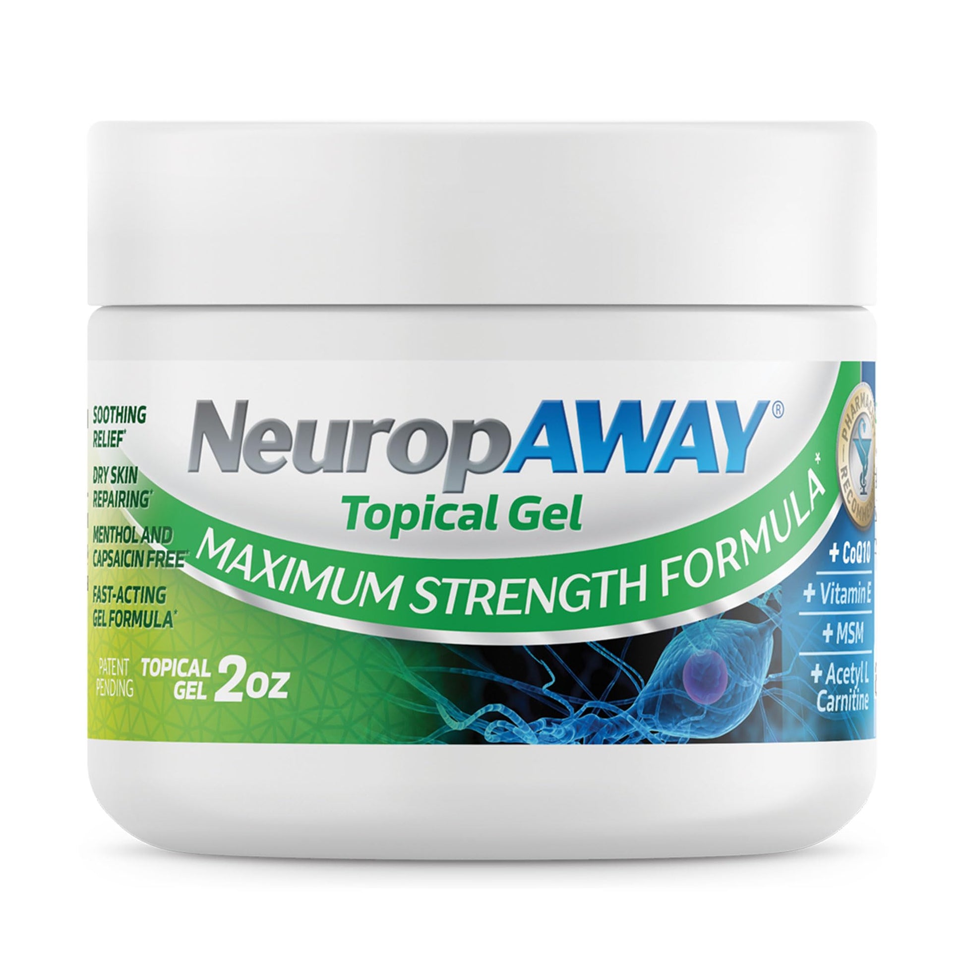 NeuropAWAY® Maximum Strength Gel, for Nerve discomfort, Burning, Tingling, and Numbness 2oz NeuropAWAY Au supplements