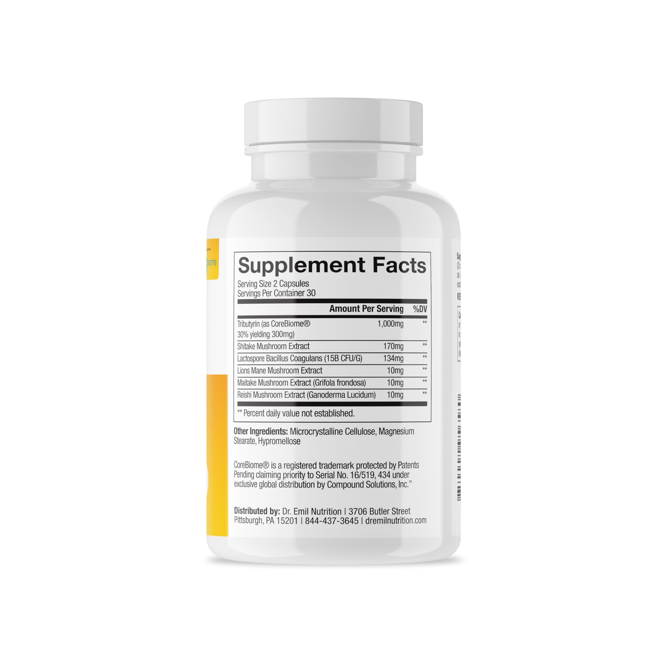 DR. EMIL NUTRITION Total Gut Health Complex - Prebiotic, Probiotic & Postbiotic Supplement - Supports Digestive Health, Bloating & Gut Balance - Non-GMO & Soy-Free - 60 Capsules DR. EMIL NUTRITION Au supplements