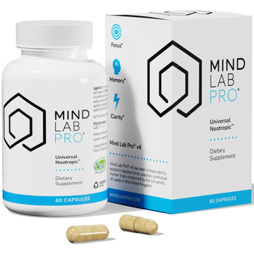 Mind Lab Pro® MLP® v4 Universal Nootropic™ Brain Booster Supplement for Focus, Memory, Clarity, Energy - 60-Count - Plant-Based, Naturally Sourced Memory Vitamins for Better Brain Health, Made in USA Mind Lab Pro Au supplements