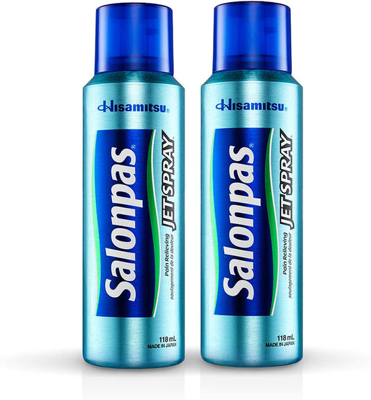 Salonpas Pain Relief Jet Spray 4z - Pack of 2 SalonpasAu supplements