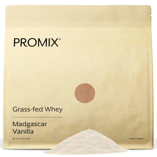 Promix Whey Protein Powder, Vanilla - 2.5lb Bulk - Grass-Fed & 100% All Natural ProMix NutritionAU supplements