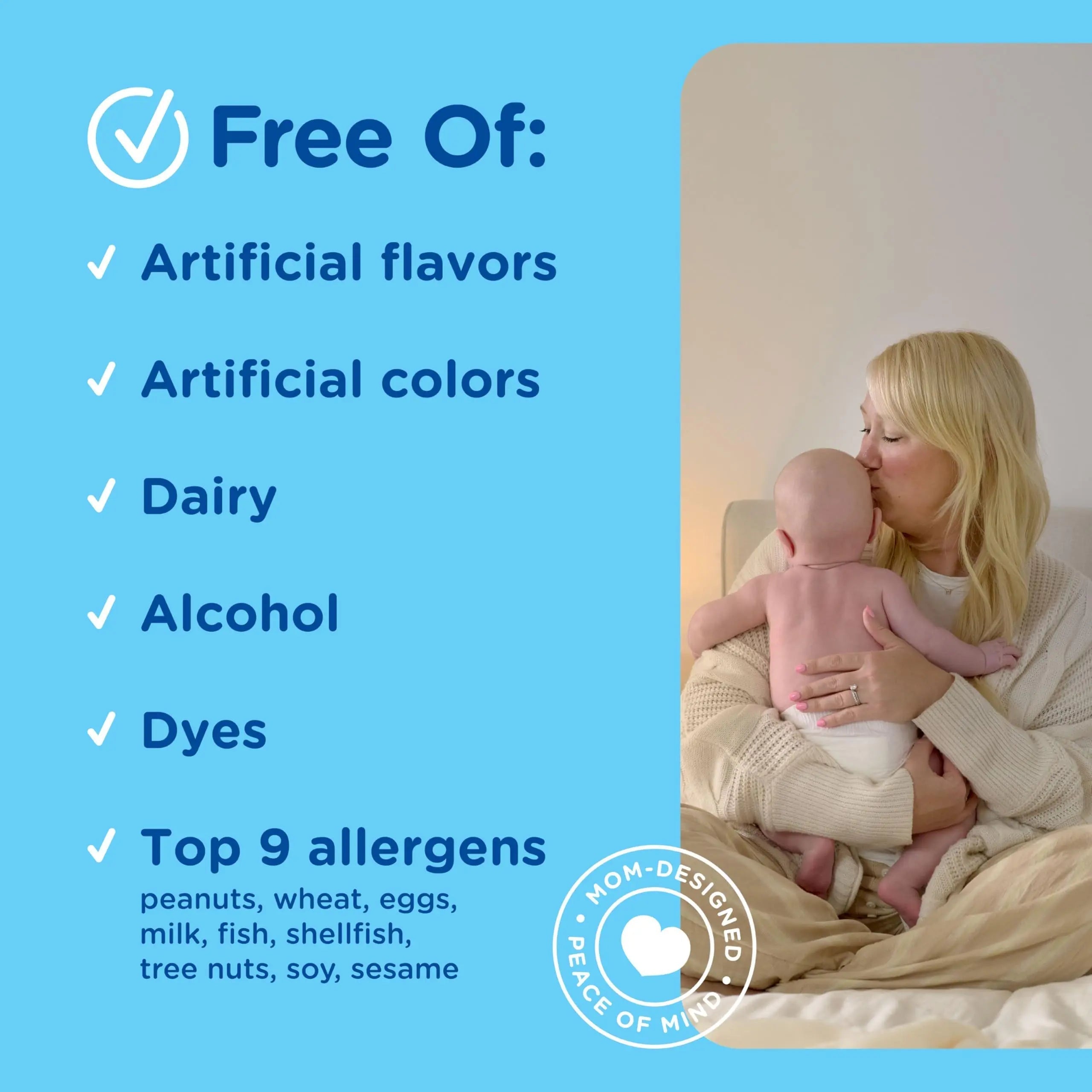 Mommy's Bliss Baby Multivitamin + Iron, Daily Essential Baby Vitamins for Immune Support, Healthy Growth & Bone Development, Age 2 Months+, 30 ml Mommy's Bliss Au supplements