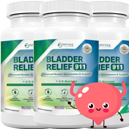 Phytage Labs Bladder Relief 911 – Advanced Bladder Support for Men & Women, Detoxifying Formula, 60 Veggie Capsules (3-Pack) Phytage LabsAu supplements
