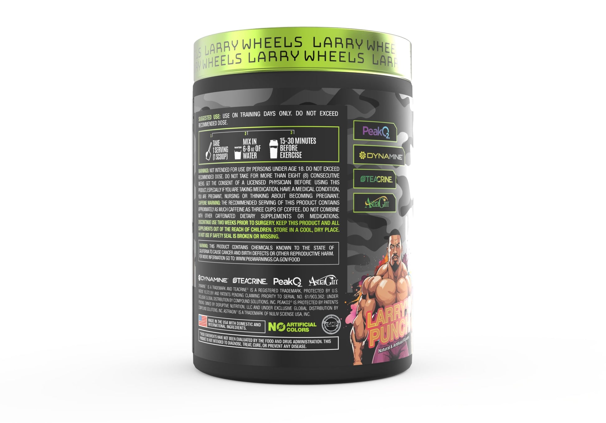 Larry Wheels' PR Preworkout - Enhance Performance with 6g Citrulline, 3.2g Beta Alanine PR Sciences Au supplements