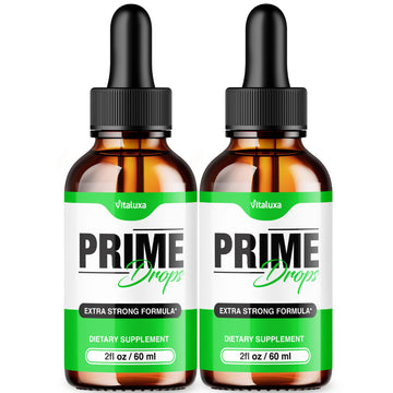 (2 Pack) Prime Drops for Men, Extra Strength Prime Drops Liquid Supplement Performance Blend All Natural Support, PrimeDrops Advanced Formula Vitamins for Health Wellness Reviews (4oz) Vitaluxa Au supplements