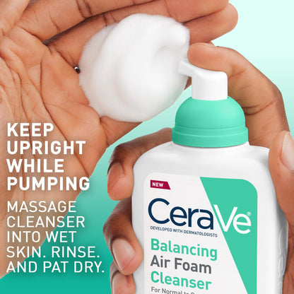 CeraVe Balancing Air Foam Face Wash, Foaming Facial Cleanser For Combination Skin, 8HR Oil Control + 24HR Hydration CeraVeUS supplements