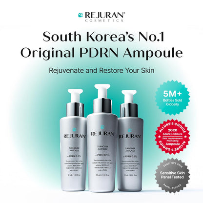 REJURAN® Turnover Ampoule, c-PDRN® – Original Salmon DNA PDRN Face Serum for Rejuvenation, Firming, Hydration & Youthful Glow REJURANUS supplements