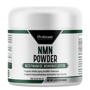 Probase Nutrition Longevity Pure NMN Powder 40 Grams - Ultra-Pure, Fully Stabilized, Pharmaceutical Grade NMN to Boost NAD+, Nicotinamide Mononucleotide Powder Supplement Probase Nutrition Au supplements