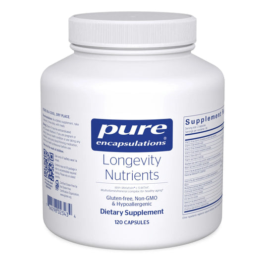 Pure Encapsulations Longevity Nutrients | Multivitamin/Mineral Complex to Support Healthy Aging, Brain Function, Eyes, Bones, and Vascular Health* | 120 Capsules Pure EncapsulationsAU supplements