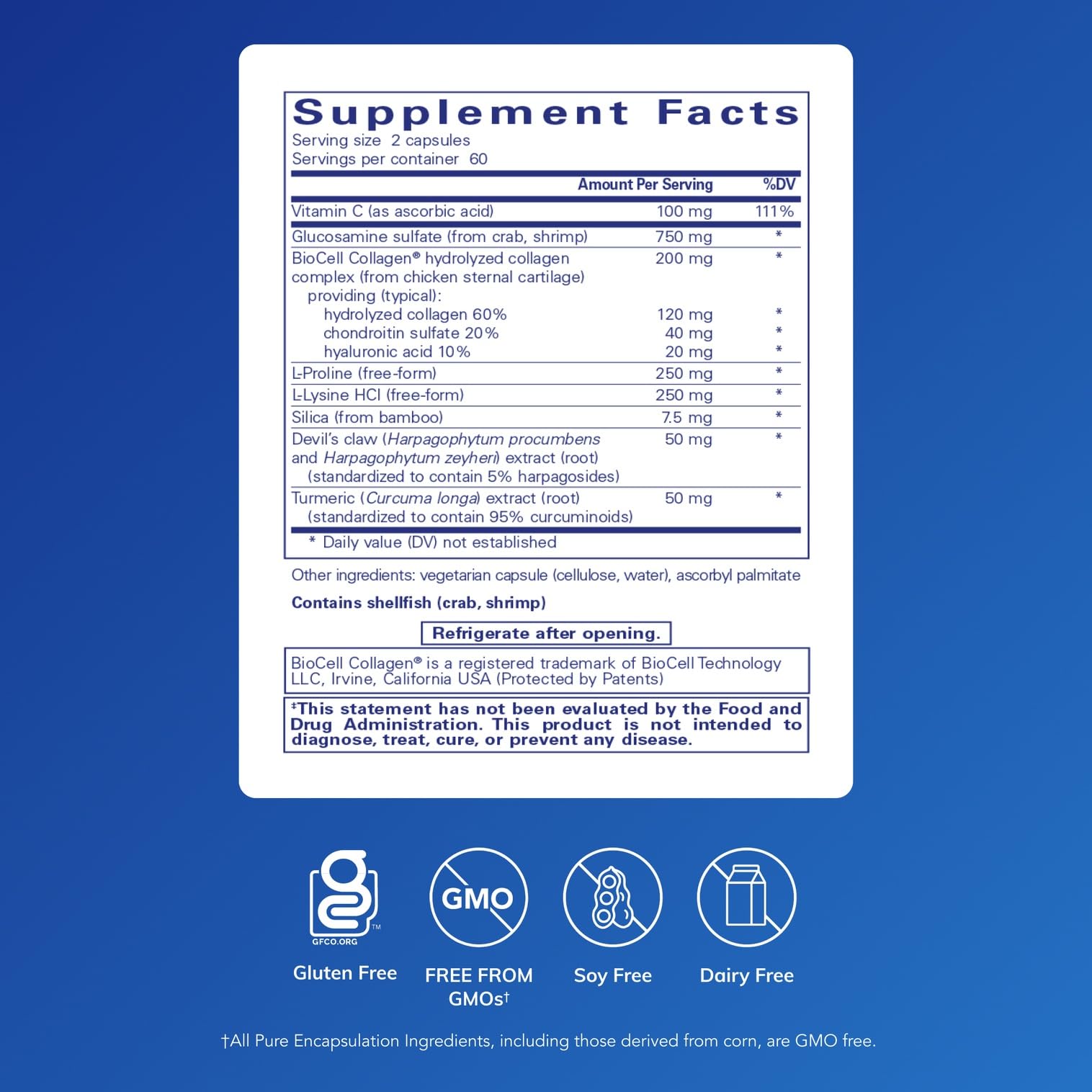 Pure Encapsulations - Ligament Restore - Dietary Supplement Helps Maintain Healthy Tendons, Ligaments and Joints - 120 Capsules Pure Encapsulations Au supplements