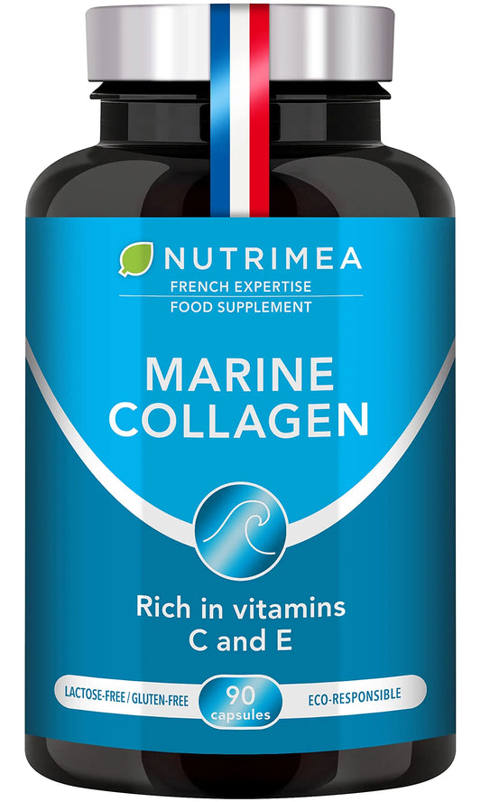 Pure Marine Collagen (900mg) - Enriched with Vitamins C and E – Patented Premium Type I & II Hydrolysed Collagen PlastimeaAU supplements