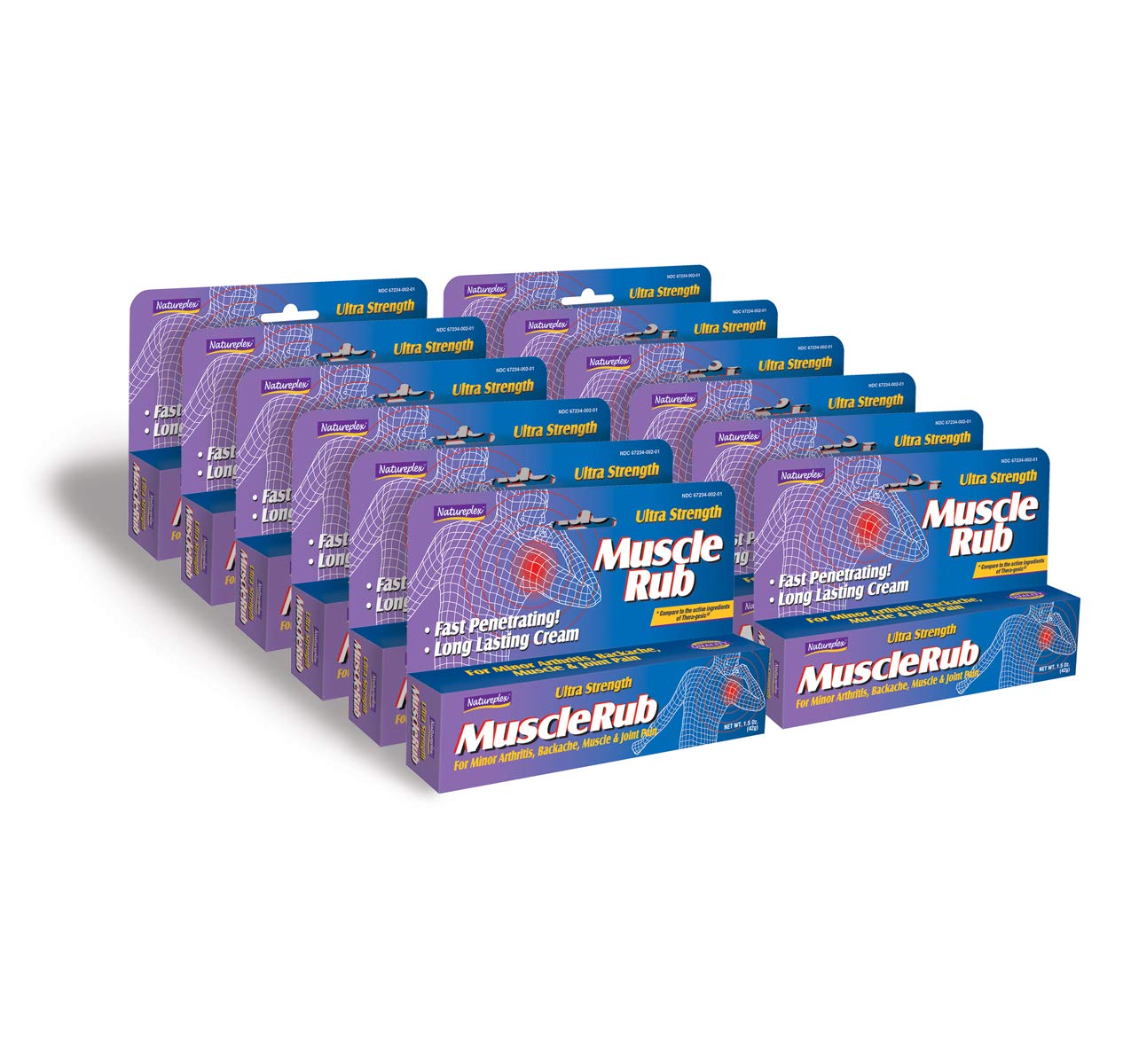 Ultra Strength Muscle Rub 24 Pack Natureplex Au supplements