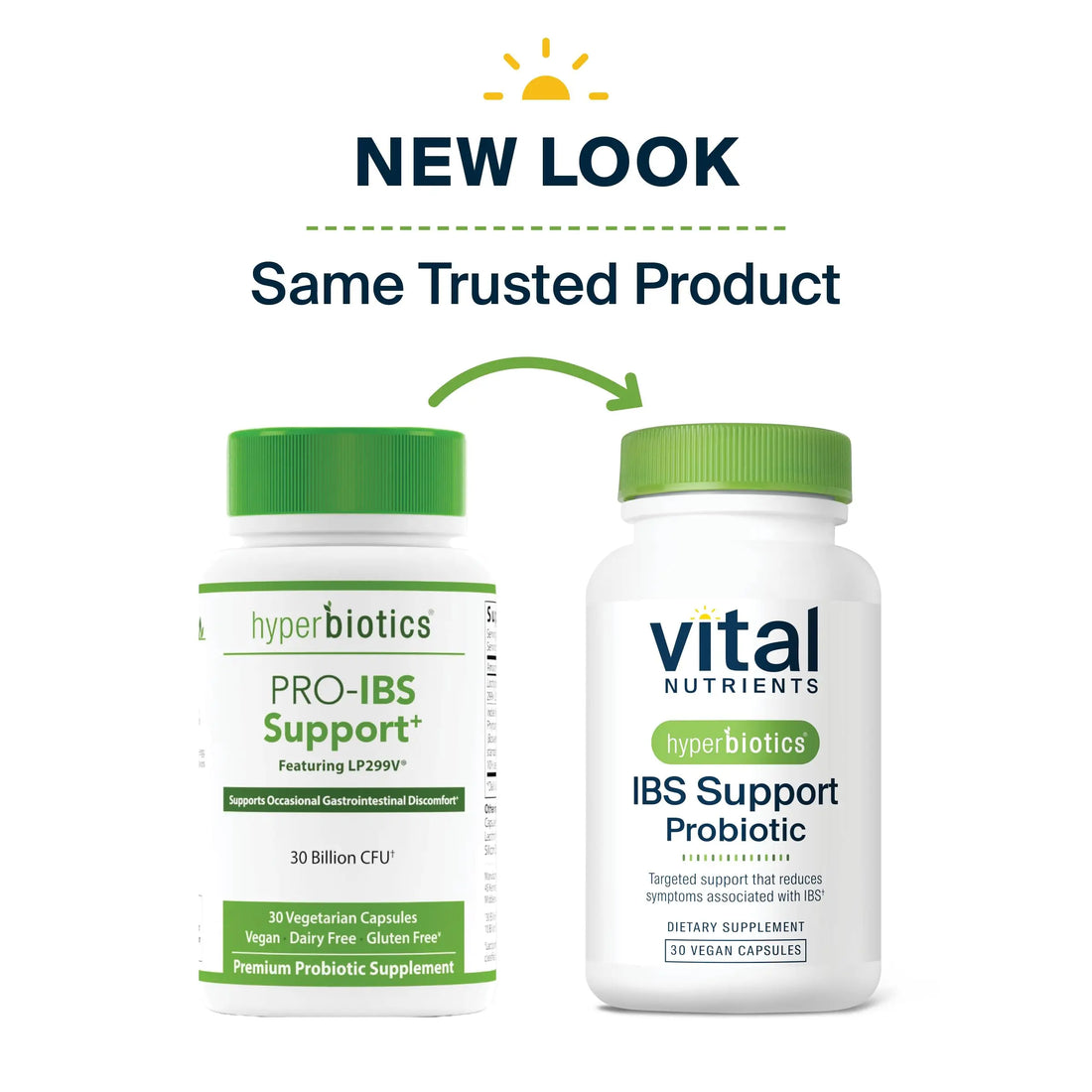 Hyperbiotics Vital Nutrients IBS Probiotic | Reduce Symptoms of IBS* | Clinically Studied Vegan probiotic for IBS Relief from Bloating, Gas, Diarrhea, & Abdominal Discomfort* | 30 Capsules Hyperbiotics uk supplements