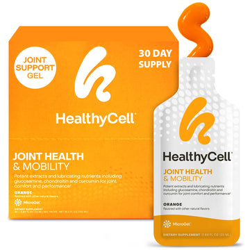 Healthycell Joint Health & Mobility Daily Liquid Supplement - Joint Support Supplement, Inflammation Response, Cartilage & Flexibility with Curcumin, Glucosamine & Chondroitin - 30 Gel Packs Healthycell Au supplements