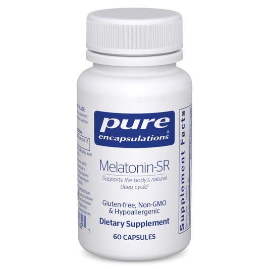 Pure Encapsulations Melatonin-SR - Extended Release Melatonin - Supports Restful Sleep* - Sleep Supplement - Gluten Free & Vegan - 60 Capsules Pure EncapsulationsUS supplements