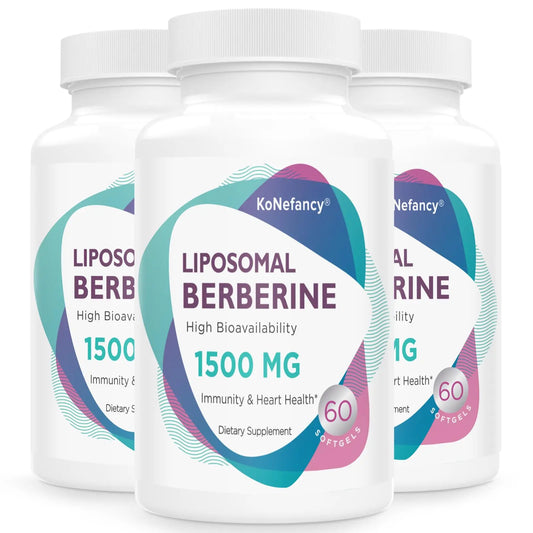 Berberine HCL Supplement 1500mg - High Bioavailability Liposomal Berberine Capsules KoNefancyAU supplements