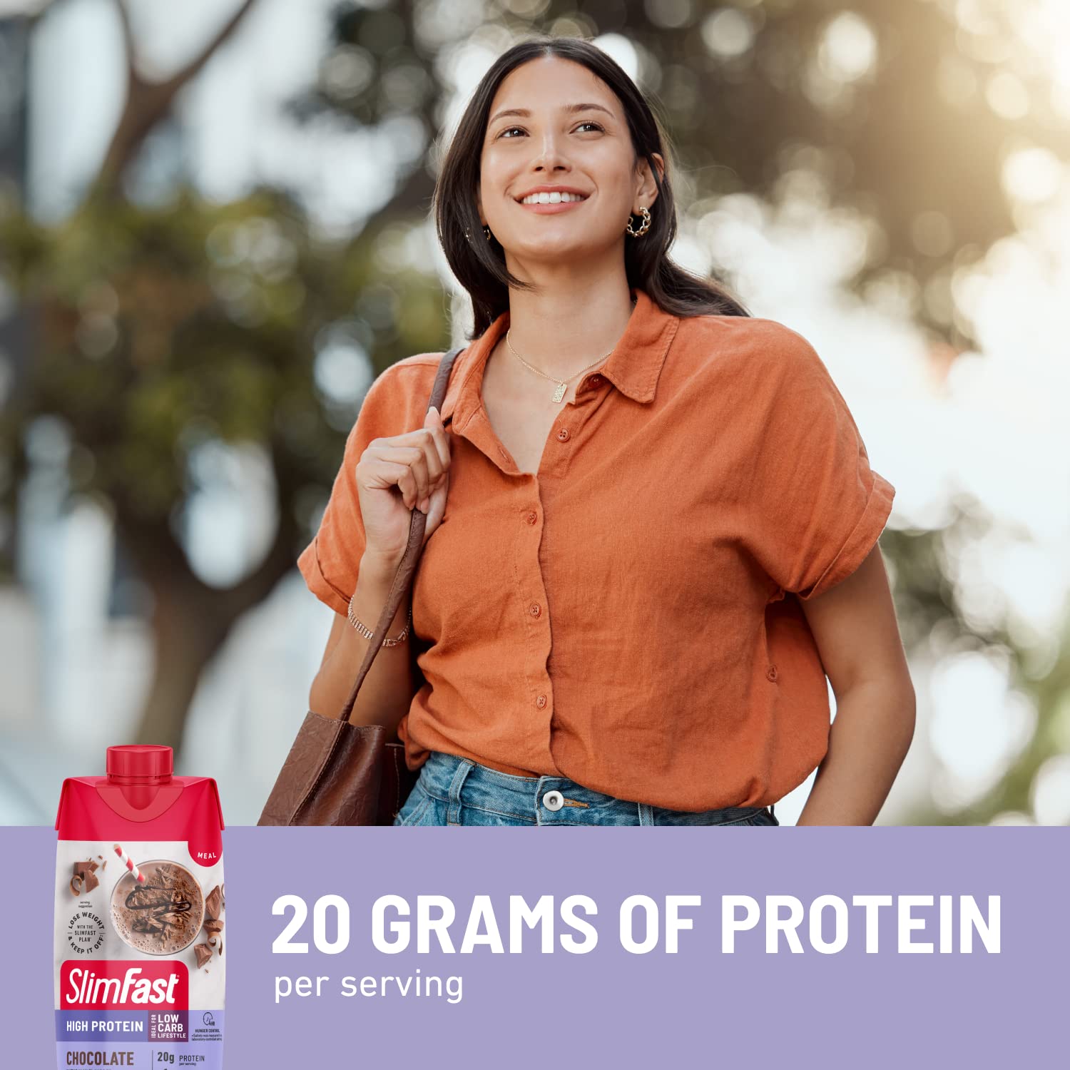 SlimFast Protein Shake, Chocolate- 20g Protein, Meal Replacement Shake Ready to Drink SlimFast Au supplements