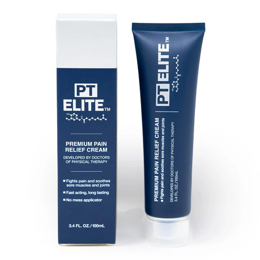 PT Elite Premium Pain Relief Cream, with Capsaicin, Menthol & Arnica, Arthritis, Knee, & Back Pain Relief, Soothes Sore Muscles & Joints, Reduces Stiffness, Non-Greasy, Topical Analgesic, 3.4 oz PT EliteAU supplements