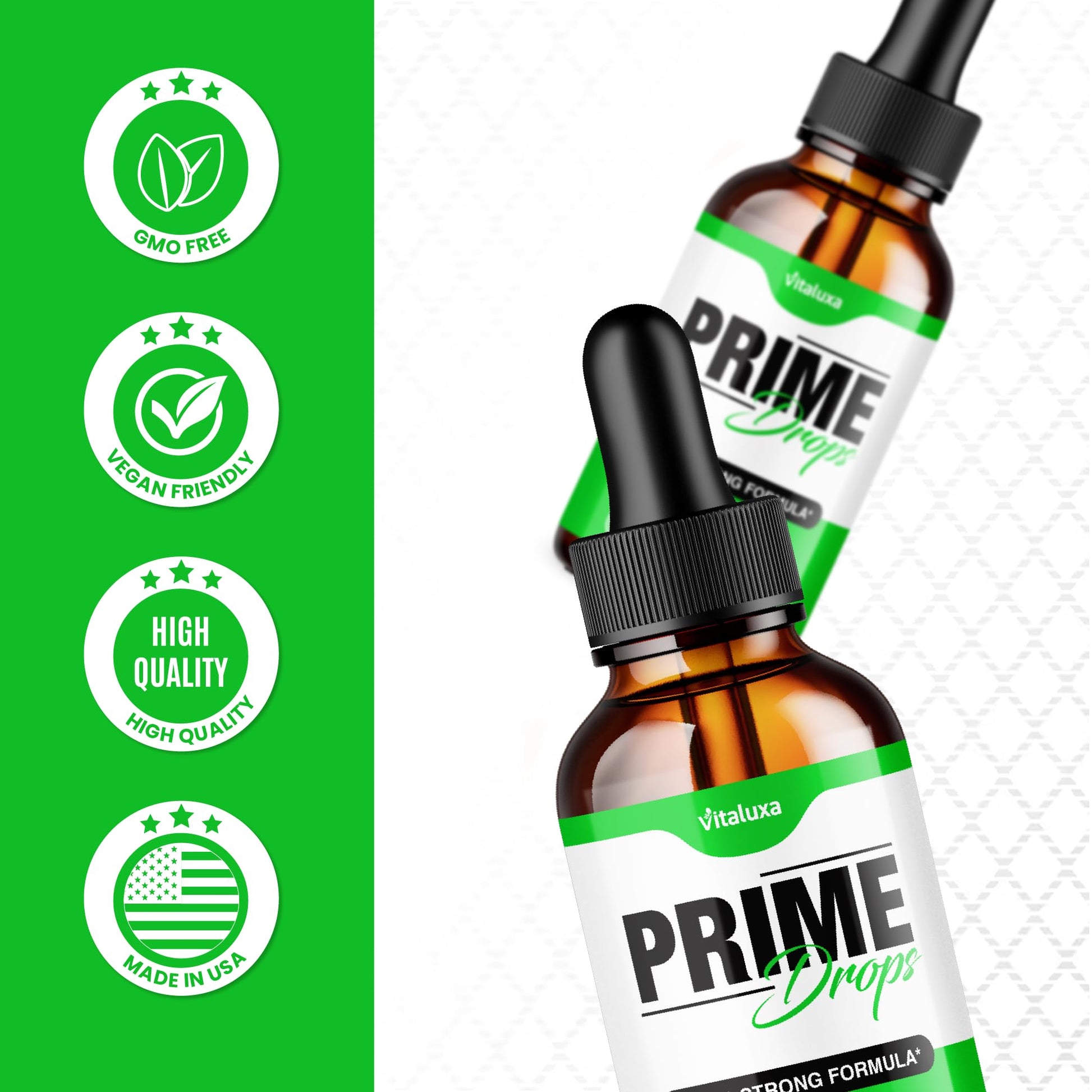 (2 Pack) Prime Drops for Men, Extra Strength Prime Drops Liquid Supplement Performance Blend All Natural Support, PrimeDrops Advanced Formula Vitamins for Health Wellness Reviews (4oz) Vitaluxa Au supplements