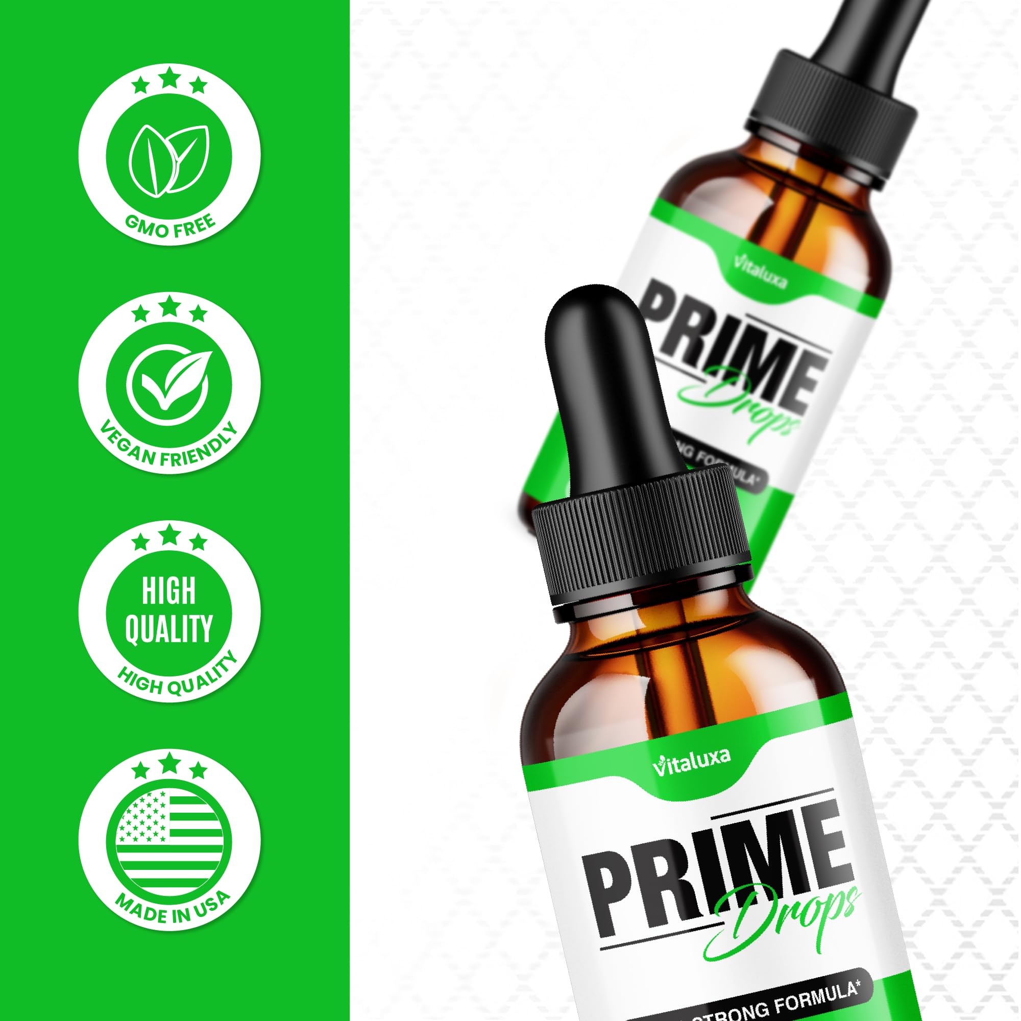 (2 Pack) Prime Drops for Men, Extra Strength Prime Drops Liquid Supplement Performance Blend All Natural Support, PrimeDrops Advanced Formula Vitamins for Health Wellness Reviews (4oz) Vitaluxa Au supplements