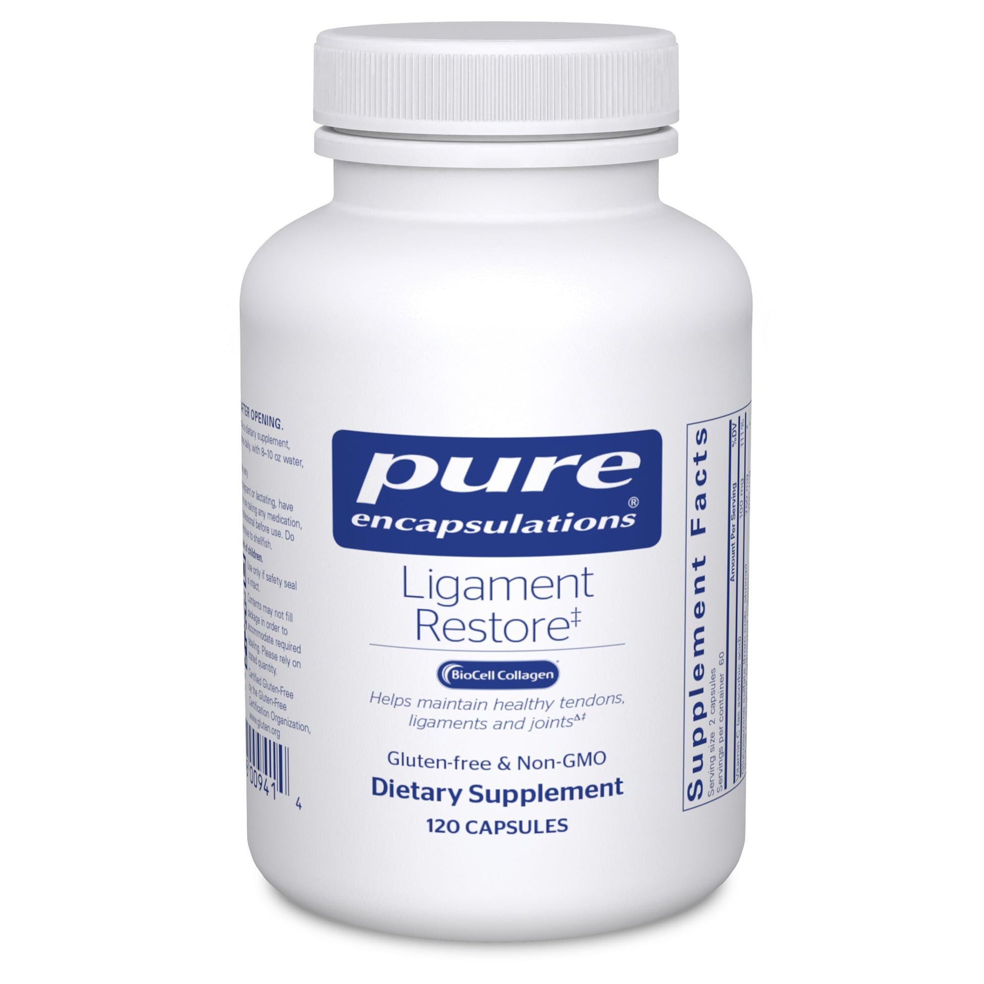 Pure Encapsulations - Ligament Restore - Dietary Supplement Helps Maintain Healthy Tendons, Ligaments and Joints - 120 Capsules Pure Encapsulations Au supplements