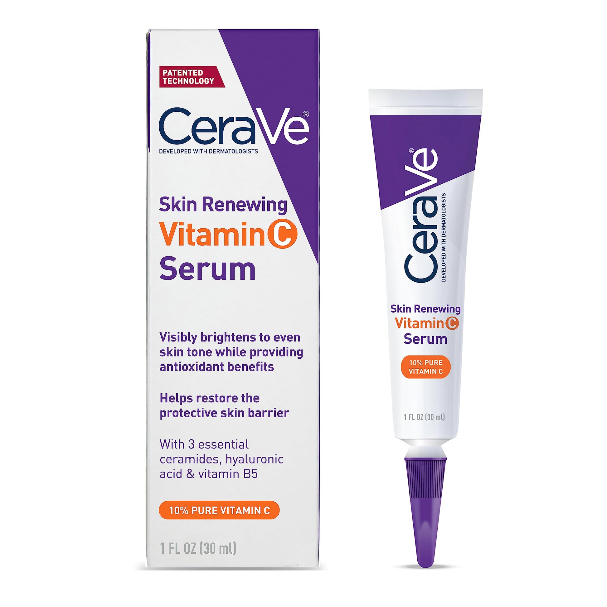 CeraVe Vitamin C Serum with Hyaluronic Acid | Skin Brightening Serum for Face CeraVe Au supplements