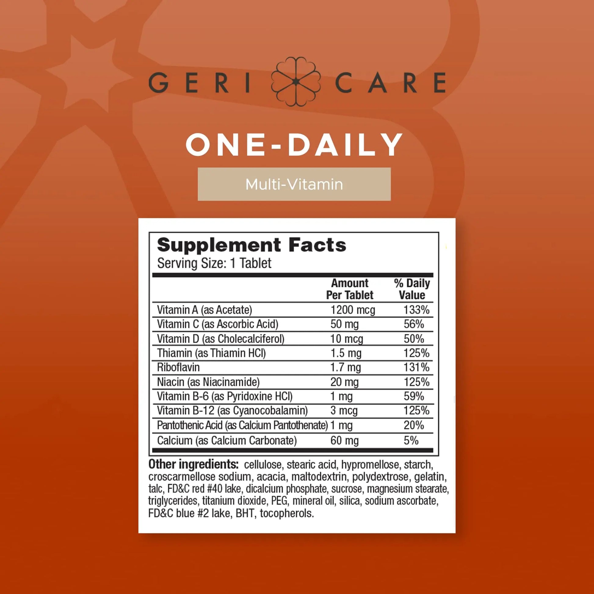 GeriCare One-Daily Multi-Vitamin & One-Daily Multi-Vitamin + Minerals Bundle – Complete Daily Nutritional Support with Essential Minerals for Energy GeriCare Au supplements