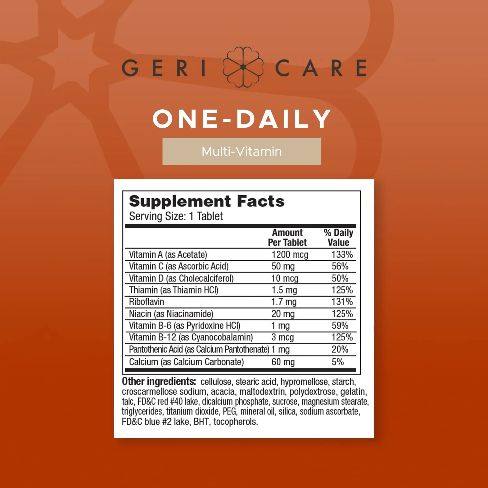 GeriCare One-Daily Multi-Vitamin & One-Daily Multi-Vitamin + Minerals Bundle – Complete Daily Nutritional Support with Essential Minerals for Energy GeriCare Au supplements