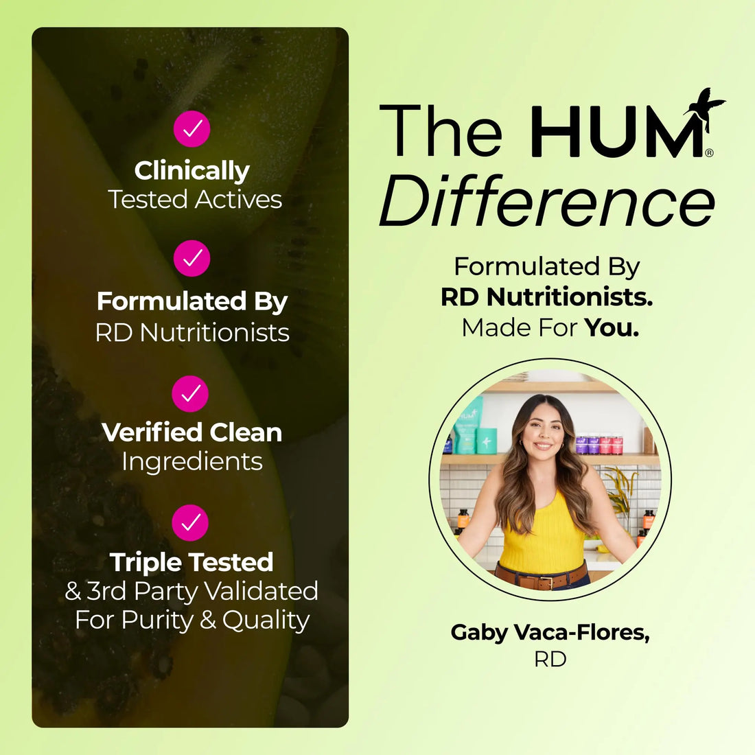 HUM Flatter Me Fiber Supplement for Women & Men, Prebiotics & Digestive Enzymes to Support Weight & Bloating, Digestive & Gut Health, Fiber Powder Drink Mix, Strawberry Lemon - 10 Servings HUM Au supplements