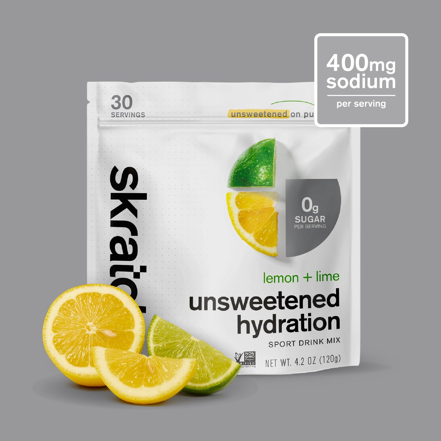 Skratch Labs Unsweetened Hydration Sport Drink Mix | Sugar Free | Electrolytes Booster | Lemon + Lime Bundle | Non-GMO, Vegan, Kosher, Keto, Paleo Skratch LabsUS supplements