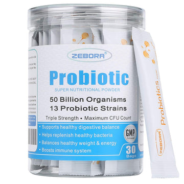 ZEBORA Probiotics for Women, Men and Kids, Prebiotics and Probiotics Powder ZEBORA Au supplements