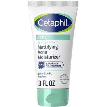 Cetaphil Face Moisturizer, Gentle Clear Mattifying Acne Moisturizer With 0.5% Salicylic Acid