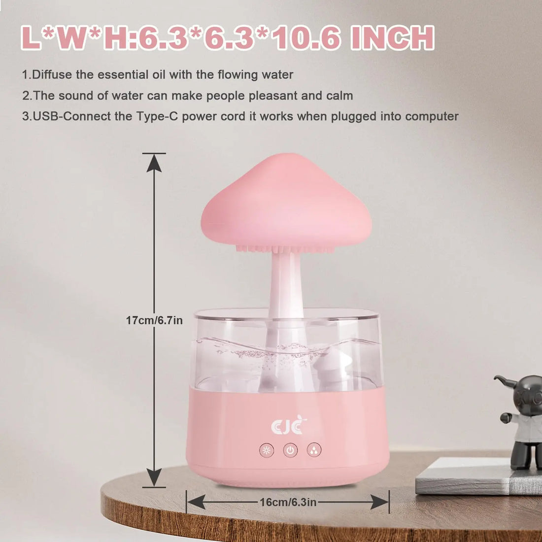 Humidifiers for Bedroom, 7 Color-Changing Led Night Lights, Aromatherapy Essential Oil cjc uk supplements