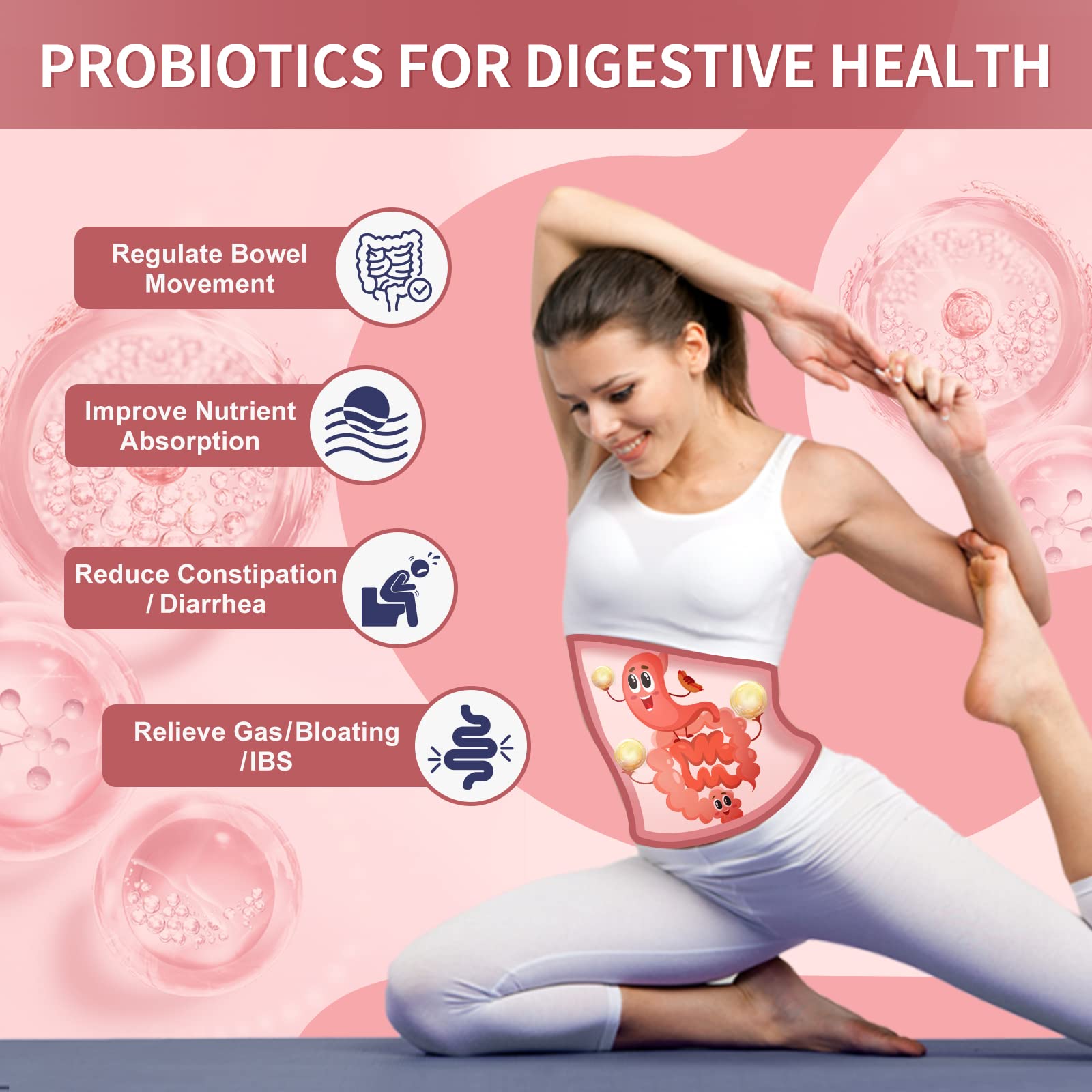 Probiotics-for-Women Prebiotics-and-Probiotics-Powder, 100-Billion-CFUs 45-Day-Supply NATURE TARGET Au supplements