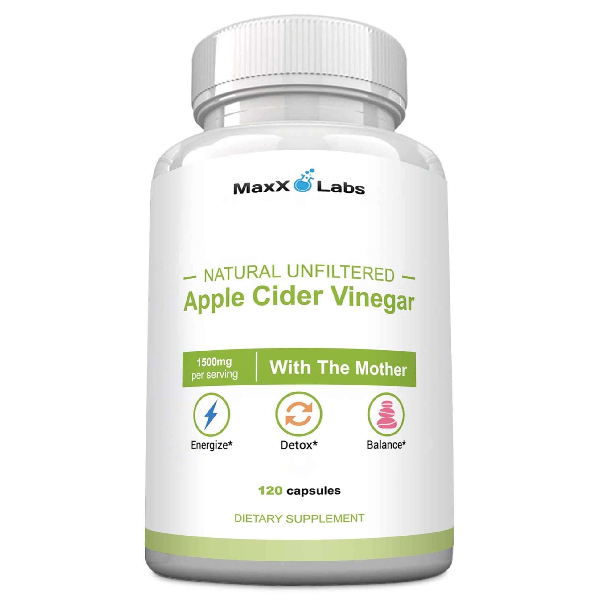 Apple Cider Vinegar Capsules with The Mother - Healthy Keto Diet Supplements MaxX Labs Au supplements