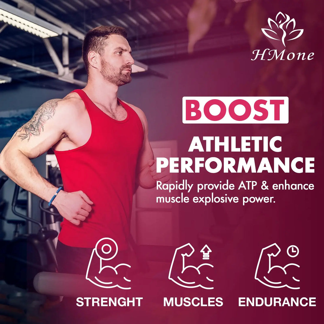 HMone Creatine Monohydrate Gummies - 5g for Men & Women, 160 Count and Creatine Chewable Supplements for Muscle Gain, Muscle Strength, Energy Boost HMone uk supplements