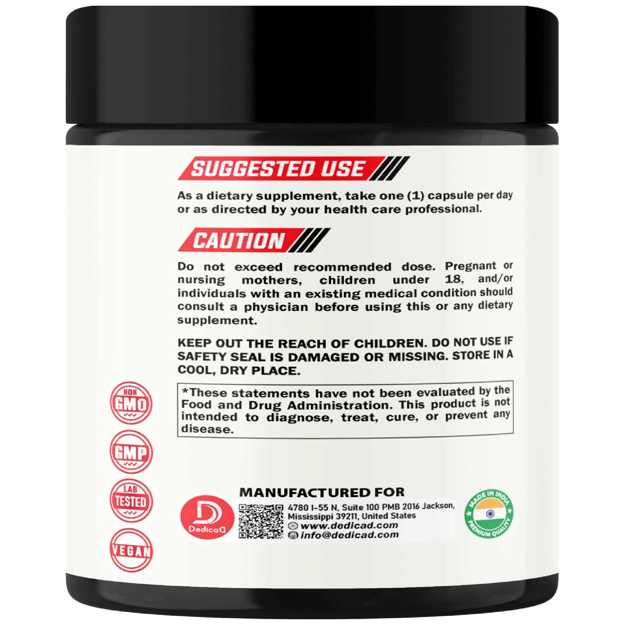 DEDICAD 11in1 Graviola Soursop Capsules - Blended with Elderberry, Turmeric, Ginger, Milk Thistle, Cranberry & More - Support Positive Mood, Immune System & Body Management DEDICAD Au supplements